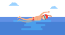 پیش‌نمایش فایل man-swimming-8749127 از پک فعالیت‌های ساحلی