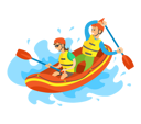 پیش‌نمایش فایل people-doing-river-rafting-8749123 از پک فعالیت‌های ساحلی