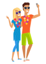 پیش‌نمایش فایل tourist-couple-8749122 از پک فعالیت‌های ساحلی