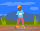 پیش‌نمایش فایل boy-doing-skating-8707171 از پک فعالیت افراد