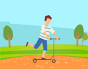 پیش‌نمایش فایل boy-riding-scooter-8707170 از پک فعالیت افراد