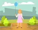 پیش‌نمایش فایل girl-holding-balloon-8707172 از پک فعالیت افراد