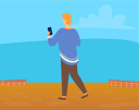 پیش‌نمایش فایل man-taking-selfie-8707154 از پک فعالیت افراد