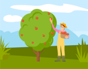 پیش‌نمایش فایل woman-collecting-apples-from-tree-8707159 از پک فعالیت افراد