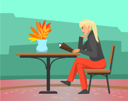پیش‌نمایش فایل woman-reading-menu-in-cafe-8707162 از پک فعالیت افراد