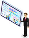 پیش‌نمایش فایل businessman-points-to-large-tablet-screen-with-analytical-data-9406537 از پک تحلیل کسب‌وکار