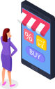 پیش‌نمایش فایل woman-buyer-selects-a-product-on-a-store-website-on-a-smartphone-screen-9406558 از پک تحلیل کسب‌وکار