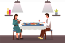 پیش‌نمایش فایل couple-at-lunch-in-georgian-style-9474997 از پک شام خانوادگی
