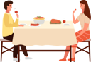 پیش‌نمایش فایل couple-eating-italian-food-9474979 از پک شام خانوادگی