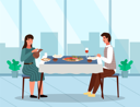 پیش‌نمایش فایل couple-eating-traditional-georgian-food-in-georgian-restaurant-9474987 از پک شام خانوادگی