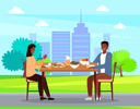 پیش‌نمایش فایل couple-on-date-9474989 از پک شام خانوادگی