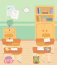 پیش‌نمایش فایل classroom-with-furniture-9531298 از پک بازگشت به مدرسه (مشکی)