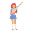 پیش‌نمایش فایل girl-learner-9531315 از پک بازگشت به مدرسه (مشکی)