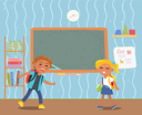 پیش‌نمایش فایل happy-smiling-elementary-school-students-9531333 از پک بازگشت به مدرسه (مشکی)