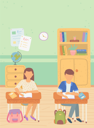 پیش‌نمایش فایل pupils-writing-in-notebook-study-9531326 از پک بازگشت به مدرسه (مشکی)