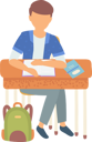 پیش‌نمایش فایل schoolboy-doing-homework-assignments-at-lesson-9531310 از پک بازگشت به مدرسه (مشکی)