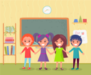پیش‌نمایش فایل smiling-boy-and-girl-classmates-standing-together-9531329 از پک بازگشت به مدرسه (مشکی)