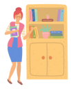 پیش‌نمایش فایل teacher-standing-in-classroom-near-bookshelf-9531327 از پک بازگشت به مدرسه (مشکی)