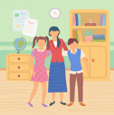 پیش‌نمایش فایل teacher-with-students-classroom-school-education-9531324 از پک بازگشت به مدرسه (مشکی)