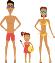 پیش‌نمایش فایل family-in-swimming-attire-9522026 از پک بسته ساحل