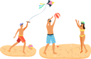 پیش‌نمایش فایل man-and-woman-playing-beach-game-9522059 از پک بسته ساحل