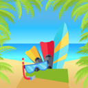 پیش‌نمایش فایل summer-time-with-beach-equipment-9522041 از پک بسته ساحل