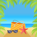 پیش‌نمایش فایل summer-vacation-on-tropical-beach-9522038 از پک بسته ساحل