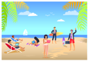 پیش‌نمایش فایل business-summer-vacations-9554414 از پک افراد کسب‌وکار در ساحل