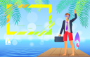 پیش‌نمایش فایل hot-summer-day-9554410 از پک افراد کسب‌وکار در ساحل