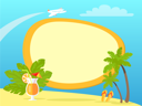 پیش‌نمایش فایل tropical-island-with-palms-and-flip-flops-9554393 از پک افراد کسب‌وکار در ساحل