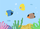 پیش‌نمایش فایل underwater-seascape-with-sea-or-ocean-fish-species-9554397 از پک افراد کسب‌وکار در ساحل