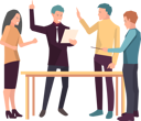 پیش‌نمایش فایل business-colleagues-sharing-and-celebrate-business-report-9629971 از پک افراد کسب‌وکار