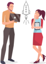 پیش‌نمایش فایل business-professional-sharing-new-business-launch-idea-9629978 از پک افراد کسب‌وکار