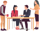 پیش‌نمایش فایل business-staff-doing-meeting-to-discuss-starting-project-9629972 از پک افراد کسب‌وکار