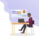 پیش‌نمایش فایل businessman-working-on-computer-9629997 از پک افراد کسب‌وکار