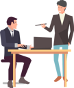 پیش‌نمایش فایل male-employees-doing-meeting-to-discuss-starting-project-9629955 از پک افراد کسب‌وکار