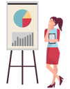 پیش‌نمایش فایل woman-near-presentation-board-with-data-9629987 از پک افراد کسب‌وکار