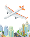 پیش‌نمایش فایل aircraft-flying-over-city-9588226 از پک مسافرت کسب‌وکار