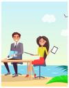 پیش‌نمایش فایل business-conference-at-beach-9588182 از پک مسافرت کسب‌وکار