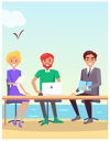 پیش‌نمایش فایل business-conference-at-seaside-9588183 از پک مسافرت کسب‌وکار