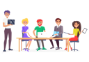 پیش‌نمایش فایل business-conversation-poster-9588204 از پک مسافرت کسب‌وکار