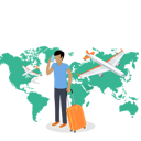 پیش‌نمایش فایل man-with-baggage-going-for-world-trip-9588227 از پک مسافرت کسب‌وکار
