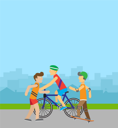 پیش‌نمایش فایل children-doing-sport-activity-in-park-9608079 از پک افراد در پارک