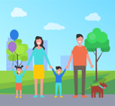 پیش‌نمایش فایل family-having-fun-in-city-park-9608052 از پک افراد در پارک