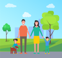 پیش‌نمایش فایل family-in-city-park-9608063 از پک افراد در پارک