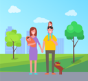 پیش‌نمایش فایل parents-and-children-in-park-9608058 از پک افراد در پارک