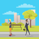 پیش‌نمایش فایل people-in-city-park-9608035 از پک افراد در پارک