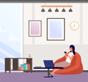 پیش‌نمایش فایل business-woman-working-on-laptop-in-office-9622977 از پک افراد دفتر