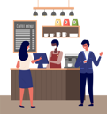 پیش‌نمایش فایل male-barista-standing-behind-of-coffee-bar-counter-9622984 از پک افراد دفتر