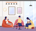 پیش‌نمایش فایل people-communication-during-break-in-office-9622979 از پک افراد دفتر